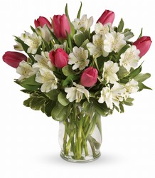 Spring Romance Tulip Bouquet from Carl Johnsen Florist in Beaumont, TX